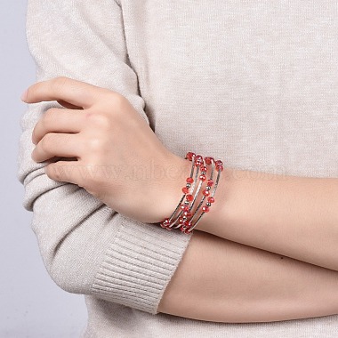 Five Loops Fashion Wrap Bracelets(BJEW-JB04595)-7