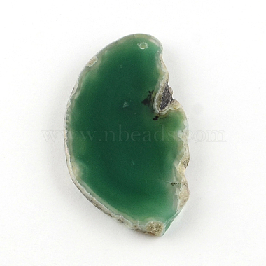 Dyed Mixed Shape Natural Agate Gemstone Big Pendants(G-R300-09)-3