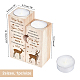SUPERDANT Love Series Wooden Candle Holder and Candles Set(AJEW-SD0001-14A)-2