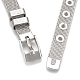 Alloy Rhinestone Snap Cord Bracelet Making(BJEW-S136-07)-7