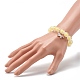 Perle en perle acrylique transparente perles de citrouille bracelet extensible pour enfant(BJEW-JB06593)-4