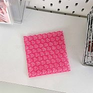 Rectangle Self Seal Bubble Mailers, Waterproof Padded Envelope Packaging, for Jewelry Makeup Supplies, Hot Pink, 10.5x10cm(PW-WG66020-03)