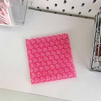 Rectangle Self Seal Bubble Mailers, Waterproof Padded Envelope Packaging, for Jewelry Makeup Supplies, Hot Pink, 10.5x10cm