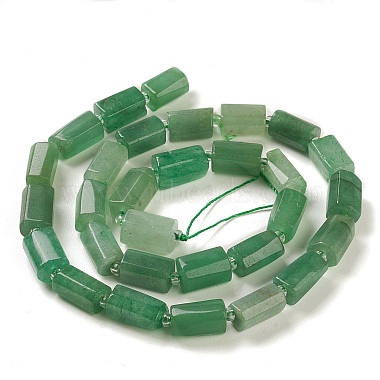 естественный зеленый авантюрин бисер нитей(G-M403-B26)-3