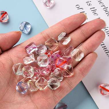 Transparent Acrylic Beads(X-TACR-S154-08A)-5