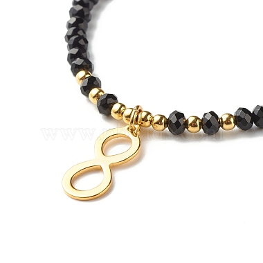 Infinity Braided Bead Bracelet for Girl Women(BJEW-JB06957-02)-4
