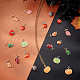 Autumn Theme PandaHall Elite 60Pcs 10 Style Alloy Enamel Pendants(ENAM-PH0001-90)-4