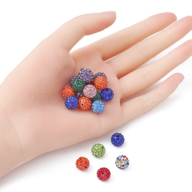 Pave Disco Ball Beads(RB-YW0001-10)-4