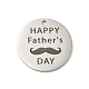Father's Day Theme 304 Stainless Steel Pendants(STAS-E171-02P)-1