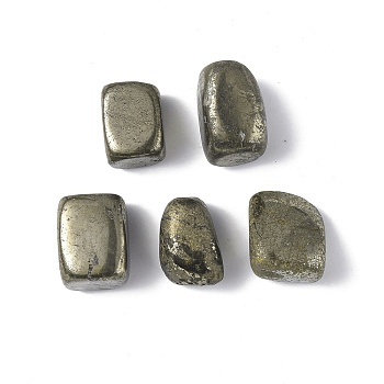Natural Pyrite Beads, Rectangle, No Hole/Undrilled, 22.5~23.5x15~19x14.5~16mm