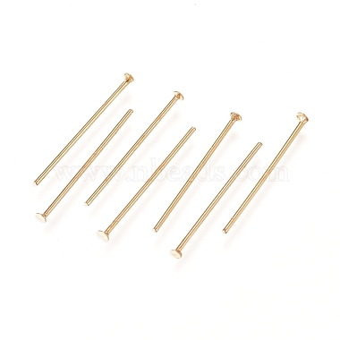 1.8cm Golden Stainless Steel Flat Head Pins