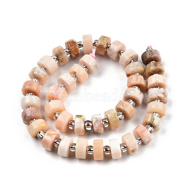 Natural Pink Opal Beads Strands(G-N327-07K)-2
