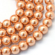 Chapelets de perles rondes en verre peint(HY-Q003-6mm-33)-1