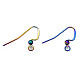 placage ionique (ip) 304 crochets de boucle d'oreille français en acier inoxydable(STAS-S119-013)-2