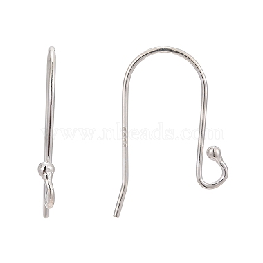 925 Sterling Silver Earring Hooks(STER-G011-08)-2