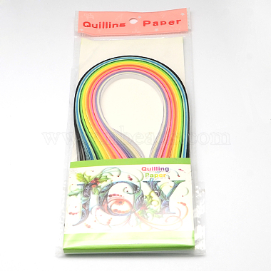 22 couleurs 10 mm de large bandes de papier quilling(X-DIY-R025-06)-5