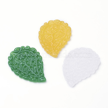 Mixed Color Leaf Other Jade Pendants