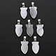 Natural Banded Agate/Striped Agate Pendants(G-N326-128-B01)-1