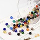 Perles en rondelles facettées en verre transparent(GLAA-R152-8mm-M1)-2