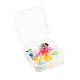 32Pcs 16 Colors Silicone Glitter Thin Ear Gauges Flesh Tunnels Plugs(FIND-YW0001-19A)-5