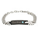 316L Surgical Stainless Steel Link Bracelets(BJEW-T006-02B)-1