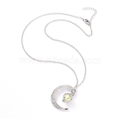 Ожерелья с подвесками из светящегося сплава(NJEW-F284-05A)-3