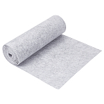 Felt Roll Fabric, DIY Crafts Supplies, Light Grey, 300x2mm, 3m/roll(DIY-WH0308-794C-02)