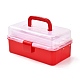 Rectangle Portable PP Plastic Storage Box(CON-D007-01D)-2