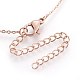 304 Stainless Steel Initial Pendant Necklaces(NJEW-G321-04RG-L)-3