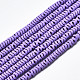 Spray Painted Non-magnetic Synthetic Hematite Beads Strands(G-S371-002)-3