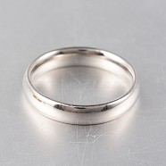 304 Stainless Steel Plain Band Rings, Stainless Steel Color, US Size 10(19.8mm)(RJEW-N020-18P-19.8mm)