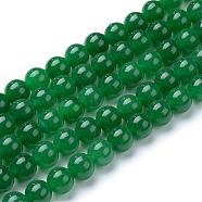 Natural Malaysia Jade Bead Strands, Round, 12mm, Hole: 1mm, about 34pcs/strand, 15.7 inch(G-R412-16-12mm)