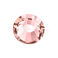 Preciosa&reg Crystal Hotfix Flatback Stones, Czech Crystal, Round(438 11 612 Chaton Rose VIVA 12 &reg), 70030 Rose Peach, SS16(3.8~4mm)(Y-PRC-HSS16-70030)