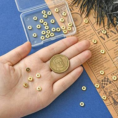 40Pcs 2 Styles Brass Spacer Beads(KK-CJ0002-21)-4