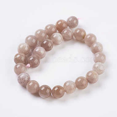 Natural Sunstone Beads Strands(G-G099-4mm-14)-2