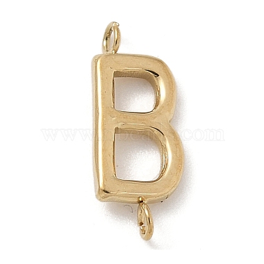 Real 14K Gold Plated Letter B 304 Stainless Steel Links