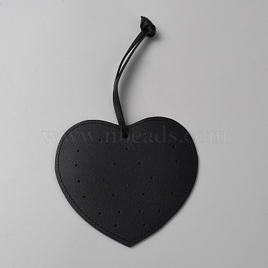 Imitation Leather Earring Display Cards(EDIS-WH0022-27A)-1