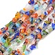 ハンドメイドmillefiori lampworkビーズストランド(LAMP-P070-02A-04)-1