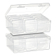 Rectangle PP Plastic Bead Organizer Storage Box with 12Pcs Small Plastic Hinged Lid Beads Containers(CON-WH0088-32)-1