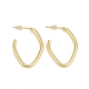 Rack Plating Brass Twist Rhombus Stud Earrings(EJEW-C014-04G)-1