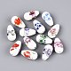 Printed Handmade Porcelain Beads(PORC-N014-06B)-2
