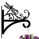 Iron Hanging Plant Hanger Bracket(HJEW-WH0095-013)-1