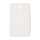 Rectangle Paper One Pair Earring Display Cards with Hanging Hole(CDIS-C005-01)-2