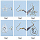 Fabrication de boucles d'oreilles DIY(DIY-SC0007-15G)-4