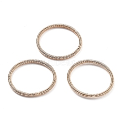 Iron Spring Finger Rings, Golden, 2mm, US Size 7 1/4(17.5mm)(RJEW-M050-01G)