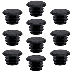 Gorgecraft 10Pcs Plastic Bike Handlebar End Caps, Bicycle Bar End Plugs, for Road Mountain Bike, Black, 27x16mm(FIND-GF0005-53)