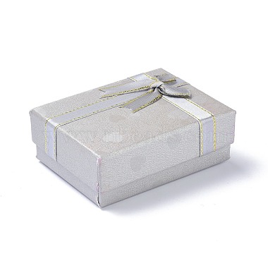 Dark Gray Rectangle Paper Jewelry Box