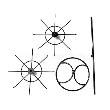 Présentoir rotatif pour colliers en fer à 2 niveaux(ODIS-K003-03EB)-3