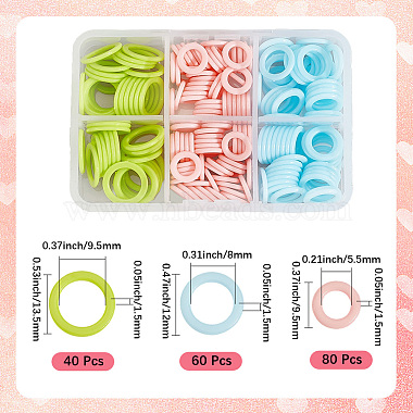 プラスチック製の丸いリング(FIND-CP0003-12B)-2