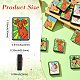 20pcs 4 perles de tarot en silicone de couleurs diff&eacute;rentes(SIL-CJ0002-81)-2